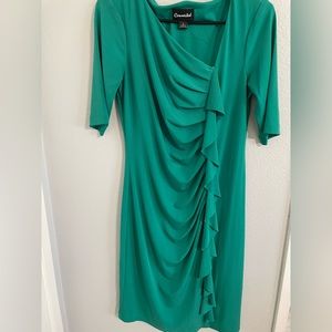 Connected apparel GREEN DRESS SIZE 8